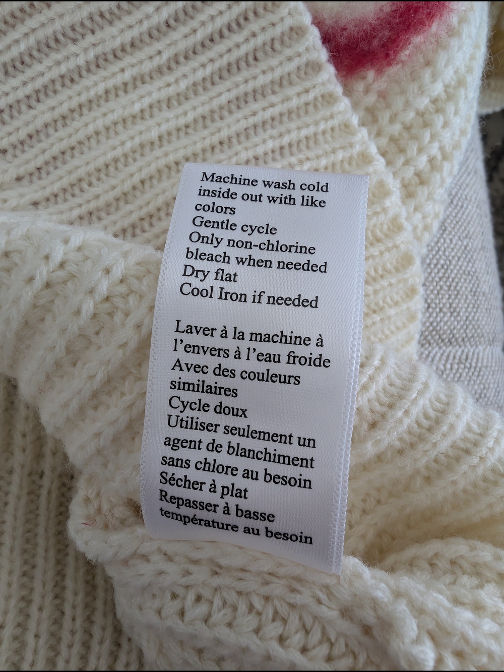 GEMMA + JANE Flower Embroidered Sweater | Size XL - Picture 11 of 11